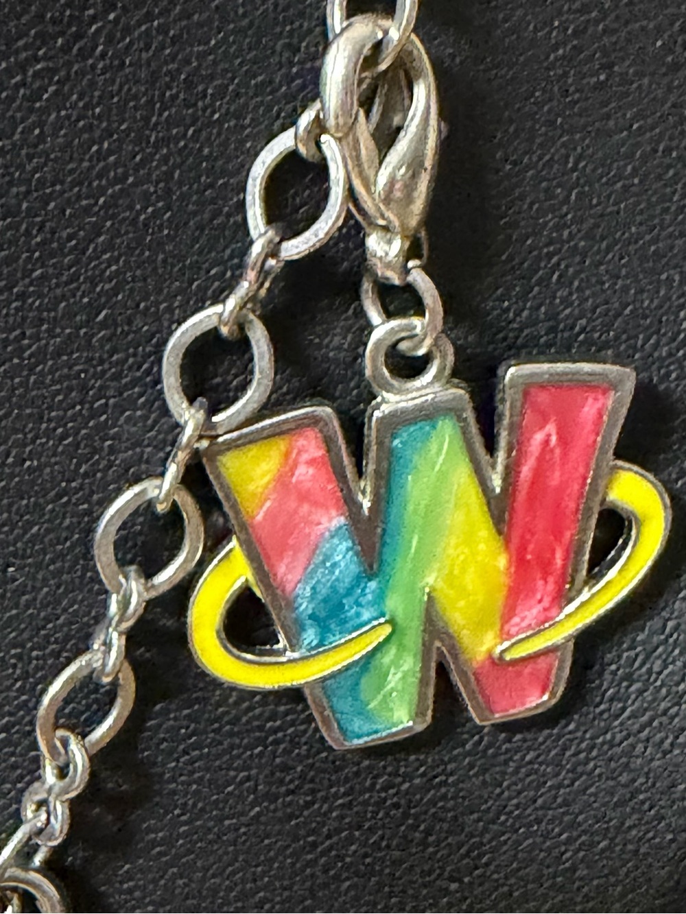 Webkinz Vintage Charm Necklace in Silver with Colorful Enamel Charms - Picture 6 of 7